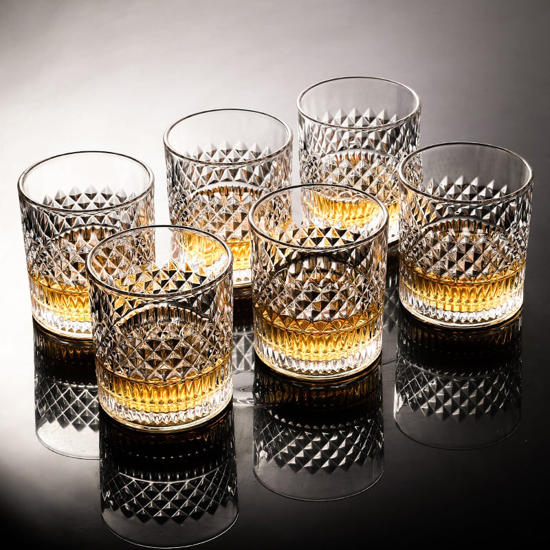 Set čaša za whisky i pivo, 300–400 ml, moderan europski stil stakla
