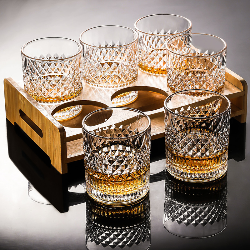 Set čaša za whisky i pivo, 300–400 ml, moderan europski stil stakla