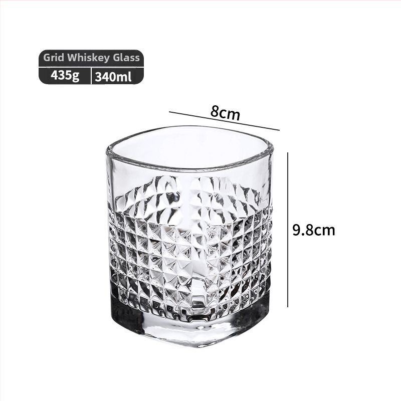 Set čaša za whisky i pivo, 300–400 ml, moderan europski stil stakla