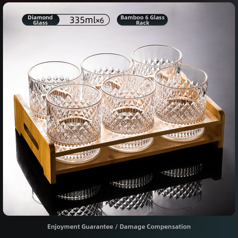 Set čaša za whisky i pivo, 300–400 ml, moderan europski stil stakla