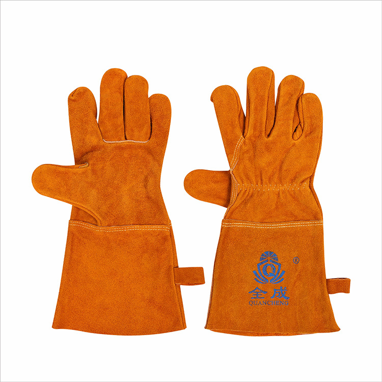 Mănuși de sudură din piele de vacă, rezistente la temperaturi înalte, anti arsuri, izolație termică, rezistente la uzură