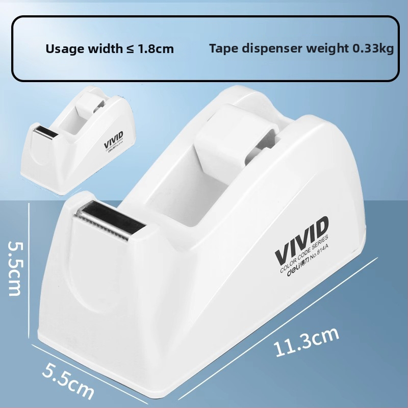 Dispenser na lepiacu pásku – Model 814a, Plastové telo, Šírka pásky až 22 mm, Čistá hmotnosť 450 g