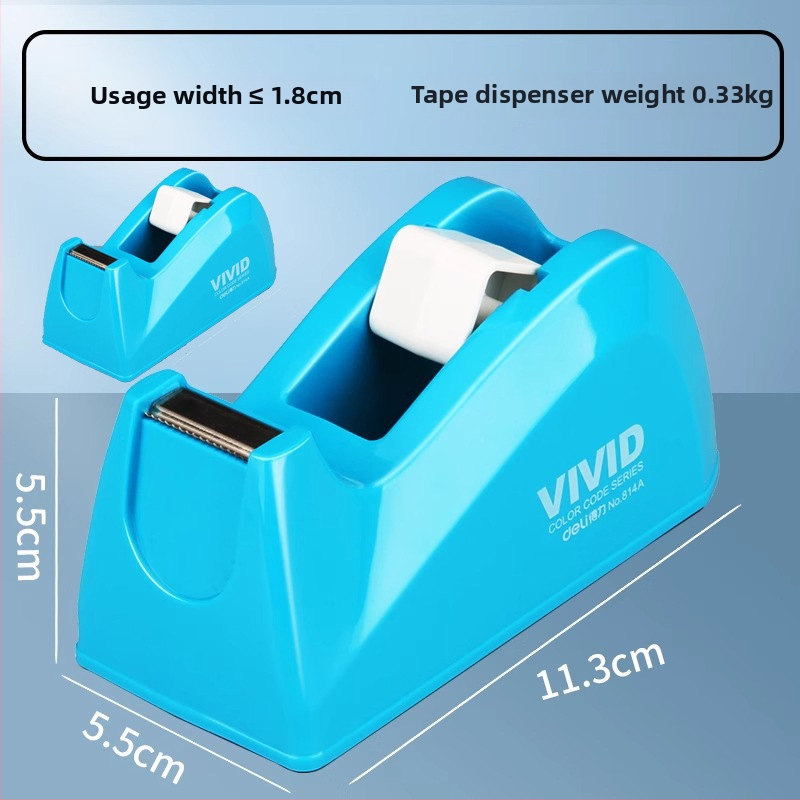 Dispenser na lepiacu pásku – Model 814a, Plastové telo, Šírka pásky až 22 mm, Čistá hmotnosť 450 g