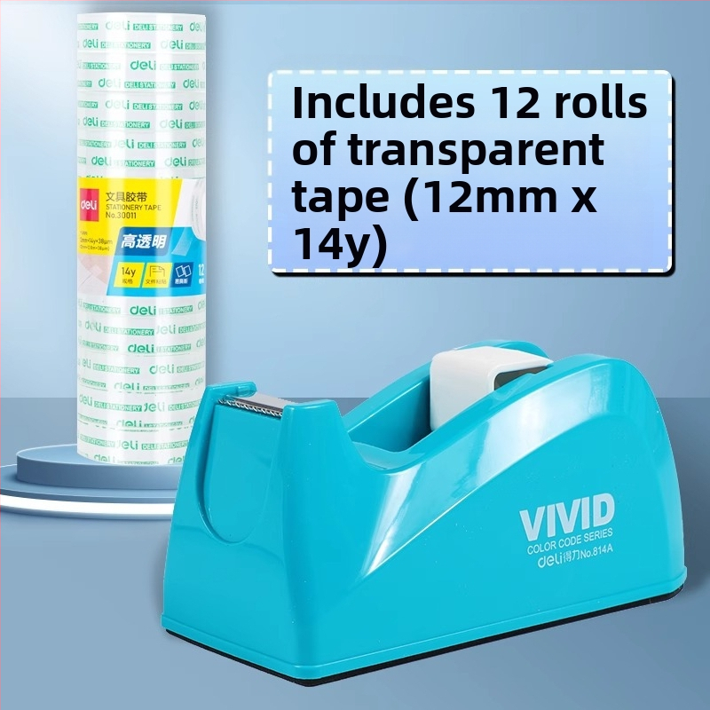 Dispenser na lepiacu pásku – Model 814a, Plastové telo, Šírka pásky až 22 mm, Čistá hmotnosť 450 g