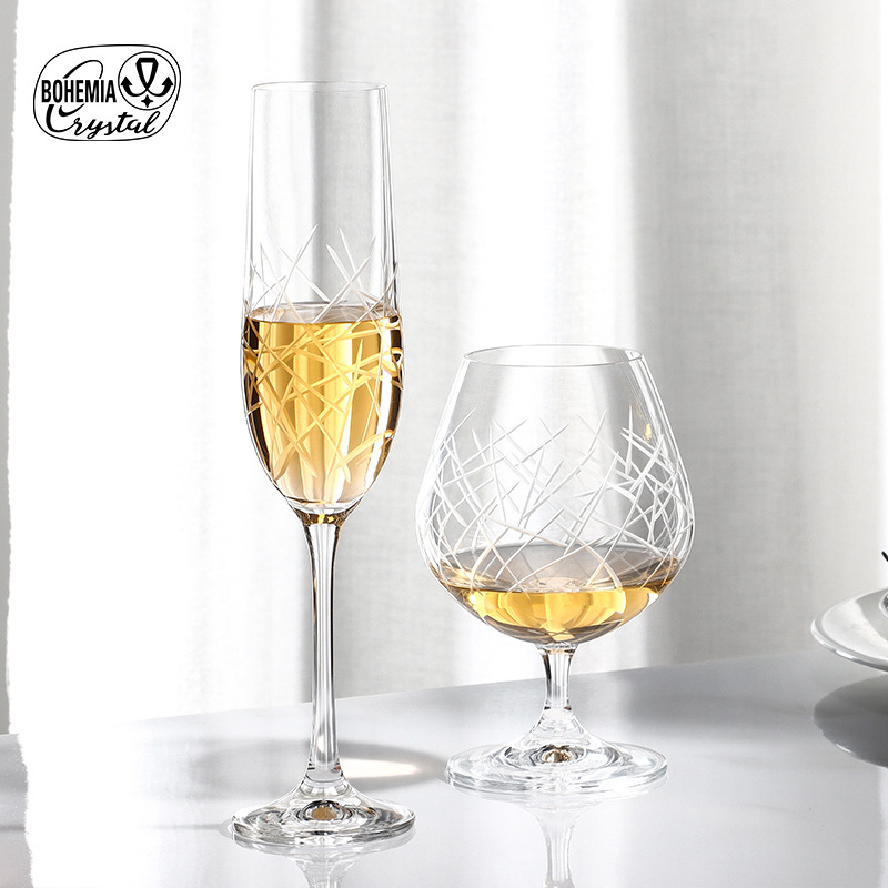 Crystalex kristalna čaša za vino s ručnim graviranjem, europski stil, za kućnu upotrebu