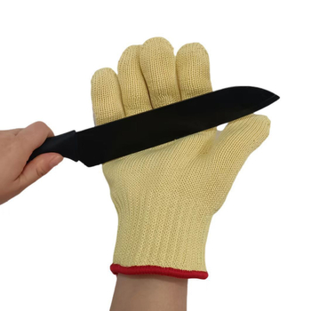 Aramid magas hőmérséklet-álló kesztyűk, hosszított kivitel, tűzálló, kopásálló, hőszigetelő, grillhez, konyhához, hegesztéshez, sütőhöz, fémmunkához