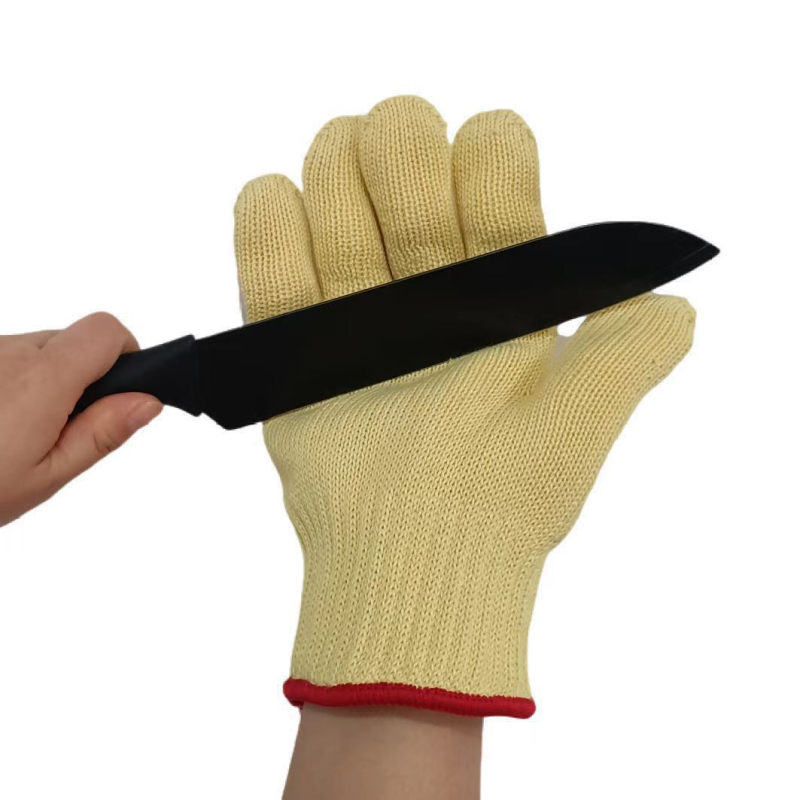 Aramid magas hőmérséklet-álló kesztyűk, hosszított kivitel, tűzálló, kopásálló, hőszigetelő, grillhez, konyhához, hegesztéshez, sütőhöz, fémmunkához