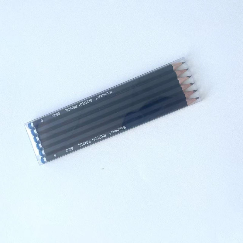 Skicirajuća olovka s tvrdostima 2B i 4H-14B, drveno kućište, pogodna za crtanje