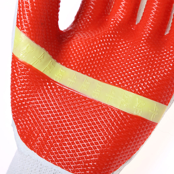 Γάντια Altair από βαμβακό νήμα με λατέξ παλάμη, κοπτοανθεκτικά για μηχανήματα, κατασκευές και μεταλλουργία