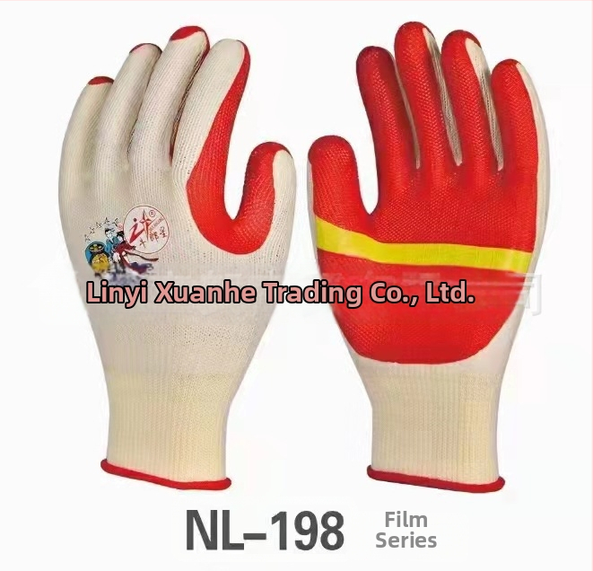 Altair pracovné rukavice z bavlneného vlákna s latexovou dlaňou, rezistentné voči rezaniu, na stroje, stavebné materiály a náradie