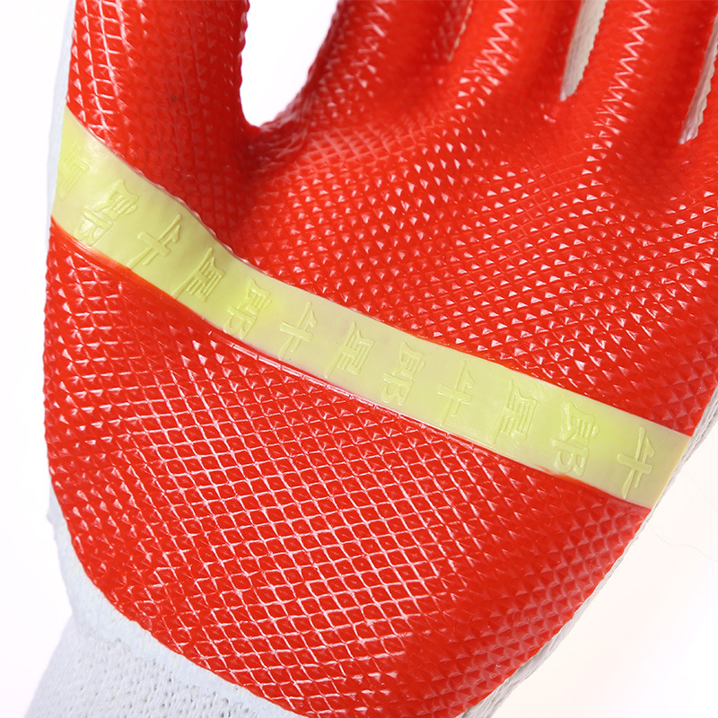 Γάντια Altair από βαμβακό νήμα με λατέξ παλάμη, κοπτοανθεκτικά για μηχανήματα, κατασκευές και μεταλλουργία