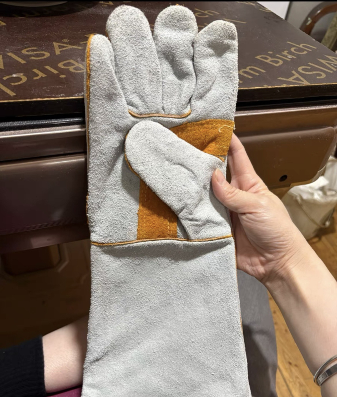 Tubata mănuși de sudură din piele de vacă pentru sudură