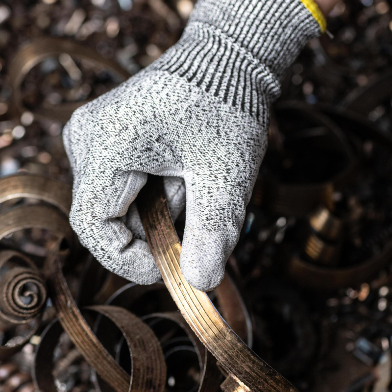 Rukavice za zaštitu od posjekotina s PVC premazom, razina 5, otporne na habanje i protuklizne, industrijske zaštite za rad u čeličanama i tvornicama stakla