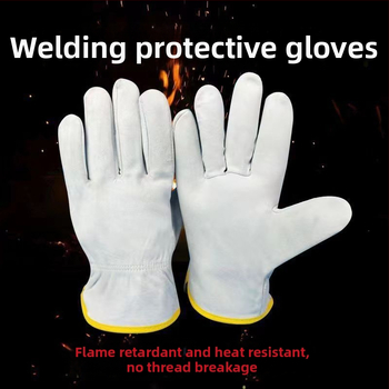 Dvostruke rukavice od ovčje kože za zavarivanje — otporne na habanje, mekane i udobne