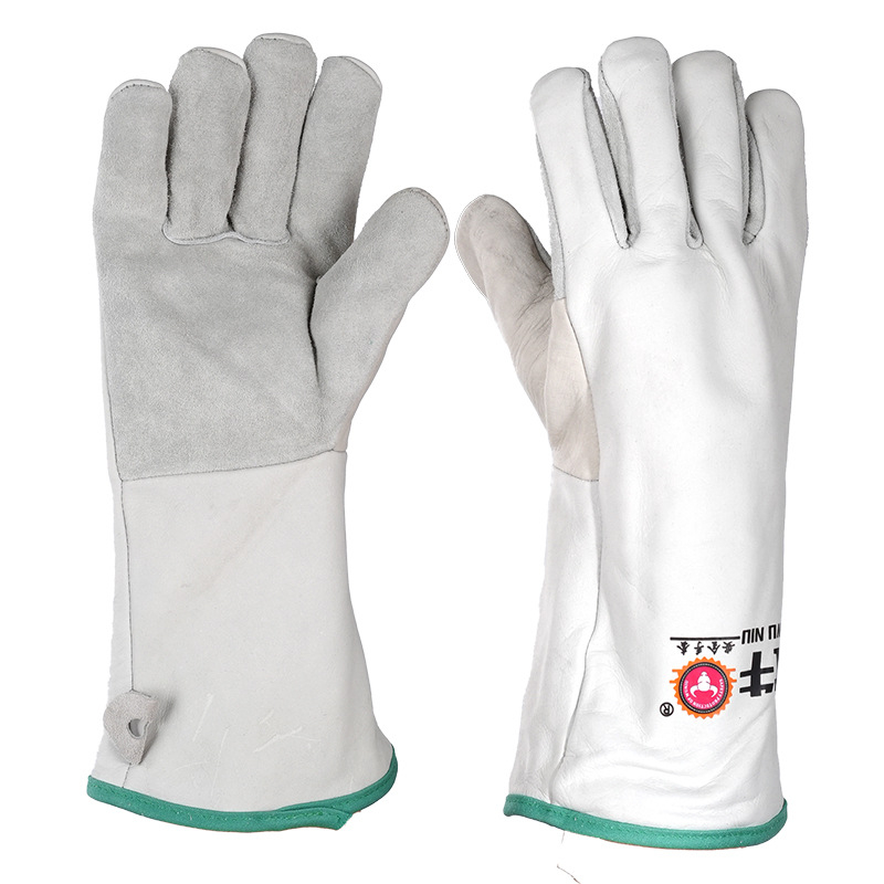 Zavarivačke rukavice Wu Niu – Koža goveda, Cjelovita koža, Protupožajno šivanje, Za zavarivanje