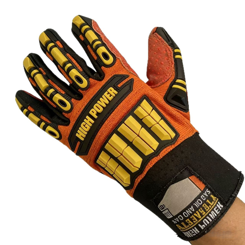 Industrijske rukavice s TPR protiv udara, protuklizne i otporne na habanje, sintetička guma