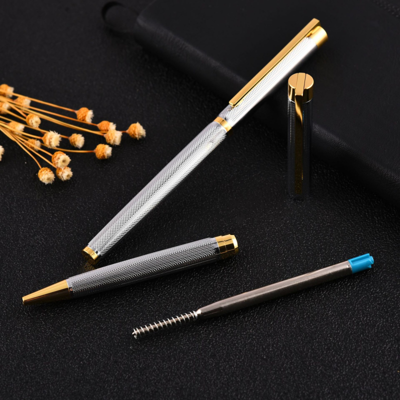 Forgatható mechanizmusú fém golyóstoll üzleti irodába (Márka: Other; Nem importált)