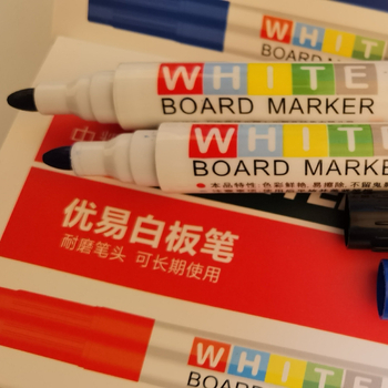 Marker HL-893 za ploču, plastično tijelo, pakiranje 10, bez logotipa, pogodan za magnetske ploče i glatke površine