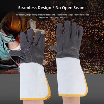 Zváračské rukavice, hovädzia koža, tepelná izolácia, proti popáleniu, jednorázové