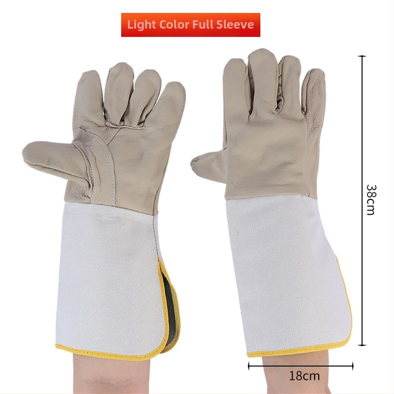 Zváračské rukavice, hovädzia koža, tepelná izolácia, proti popáleniu, jednorázové