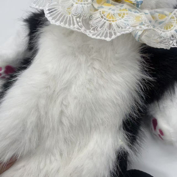 Λούτρινο σακίδιο σε μορφή γάτας με ρεαλιστικό σχέδιο - εξωτερικό υλικό πολυεστερ, γέμισμα PP βάμβακι, κατάλληλο για 7–14 ετών