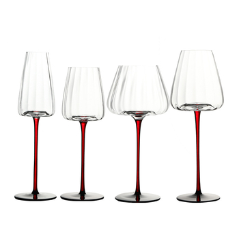 Set de pahare de vin Craftsmen – Stil modern minimalist, Logo imprimat, 24 bucăți