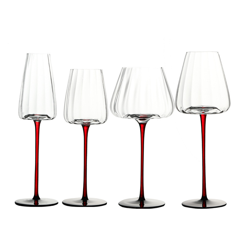 Set de pahare de vin Craftsmen – Stil modern minimalist, Logo imprimat, 24 bucăți