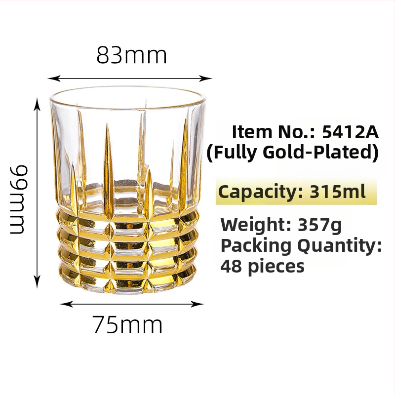 Čaša za whiskey, ručno oslikano staklo, moderni minimalistički stil s cvjetnim motivima, mogućnost prilagođavanja i otiska logotipa