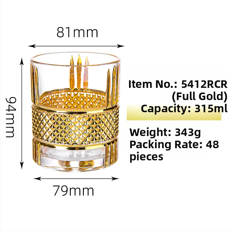 Čaša za whiskey, ručno oslikano staklo, moderni minimalistički stil s cvjetnim motivima, mogućnost prilagođavanja i otiska logotipa