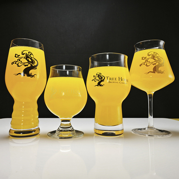 Kangda čaša za pivo u tulipan formi, TEKU zlatna etiketa, 301–400 ml, svijetao luksuz