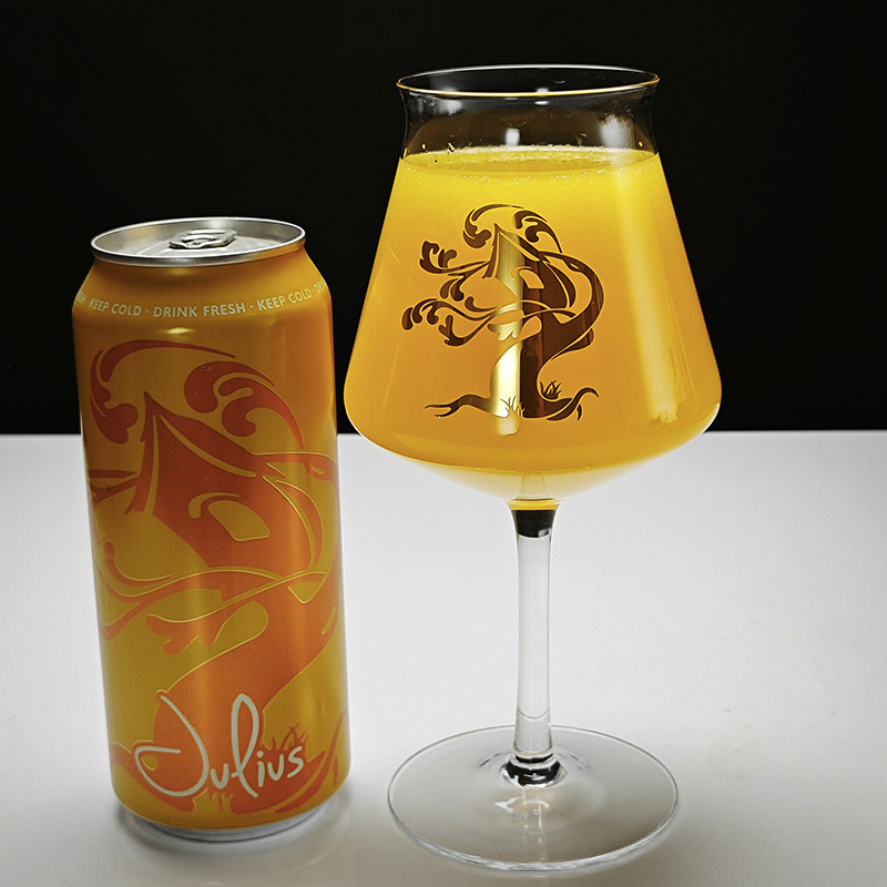 Kangda čaša za pivo u tulipan formi, TEKU zlatna etiketa, 301–400 ml, svijetao luksuz