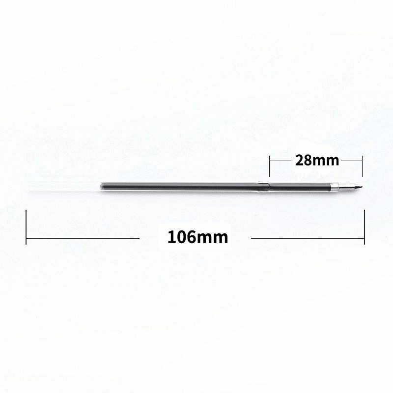 Nadomještna patrona kugličnog pera, na bazi ulja, tip potisni, 0,7 mm, model 1