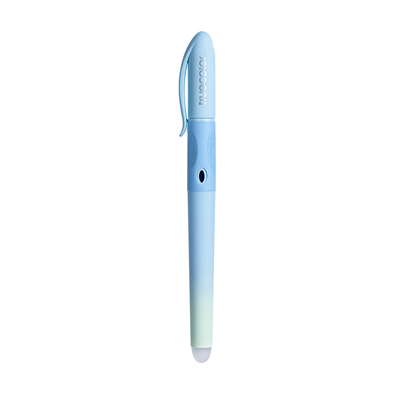 TrueColor izbrisivo pero za prvače, gradient boje, unisex, zamjenjiva vrećica s tintom (Sustav napajanja tintom: vrećica; Tijelo: plastika; Vrh: iridijski vrh; Model: uspravno pero; Prilagodba: dostupna)