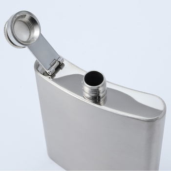 Hordozható rozsdamentes acél flaska – hordozható borosüveg, modern minimalistikus stílus, első osztályú minőség, logónyomtatás elérhető, egységcsomagolás