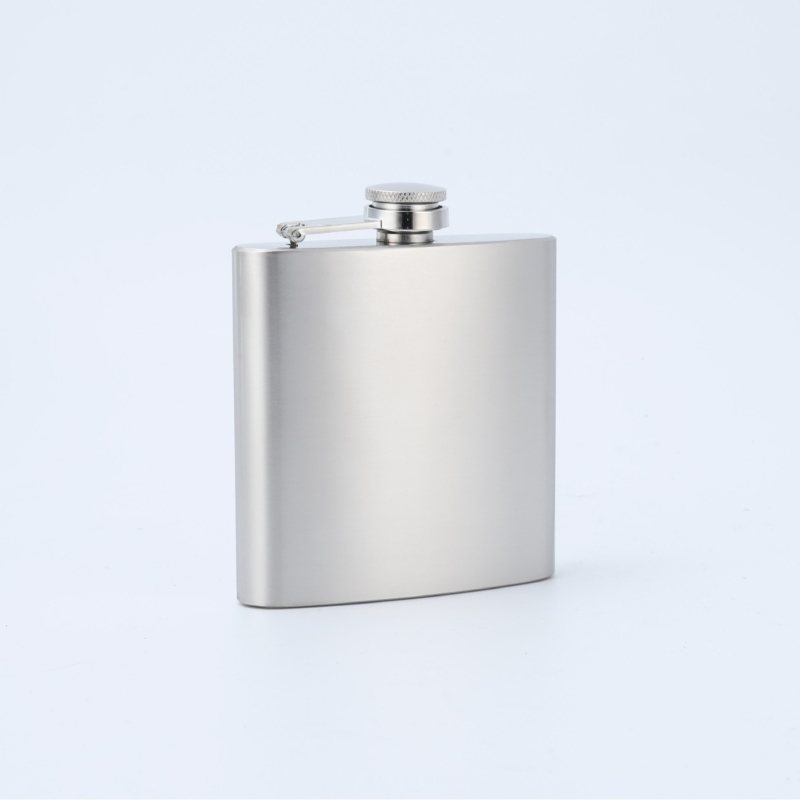 Hordozható rozsdamentes acél flaska – hordozható borosüveg, modern minimalistikus stílus, első osztályú minőség, logónyomtatás elérhető, egységcsomagolás