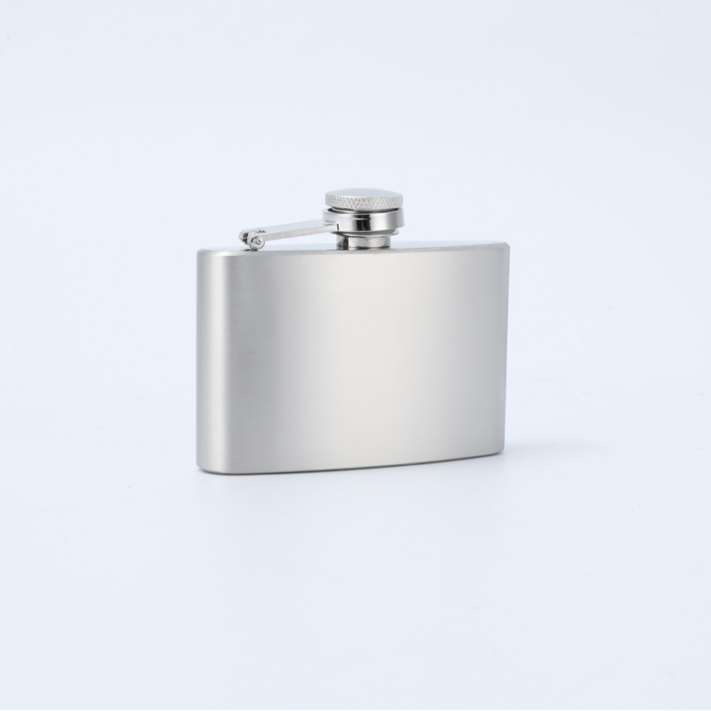 Hordozható rozsdamentes acél flaska – hordozható borosüveg, modern minimalistikus stílus, első osztályú minőség, logónyomtatás elérhető, egységcsomagolás