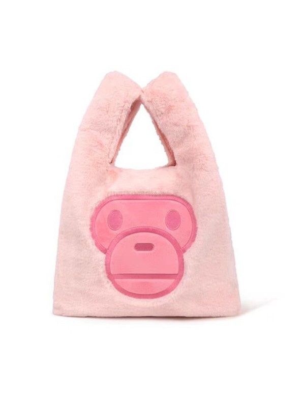 Babymilo plišana torba za iPad, unisex, ulični stil, najlon, uspravni kvadratni oblik, Velcro zatvarač, unutarnja džepa, dvostruka naramenica
