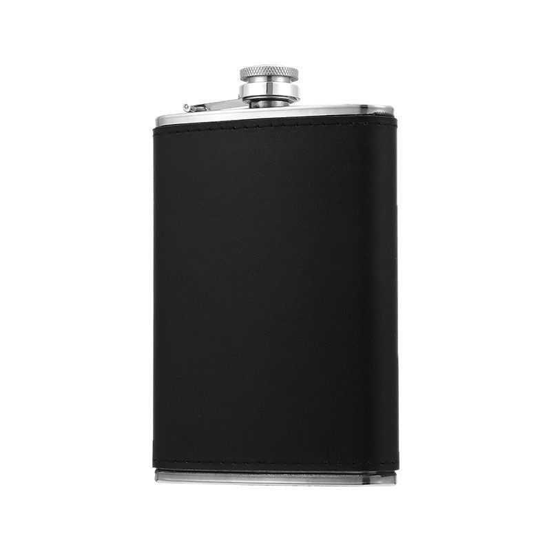 304 rozsdamentes acélból készült lapos borosüveg készlet, kültéri hordozható, modern minimalist stílus, 2025-ben debütált