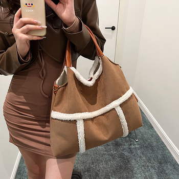 Ženska PU tote torba, jesensko-zimska, srednje veličine, velika kapaciteta, ramena ili crossbody