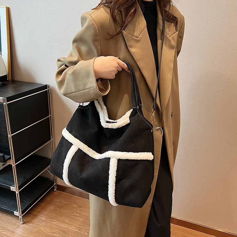 Ženska PU tote torba, jesensko-zimska, srednje veličine, velika kapaciteta, ramena ili crossbody