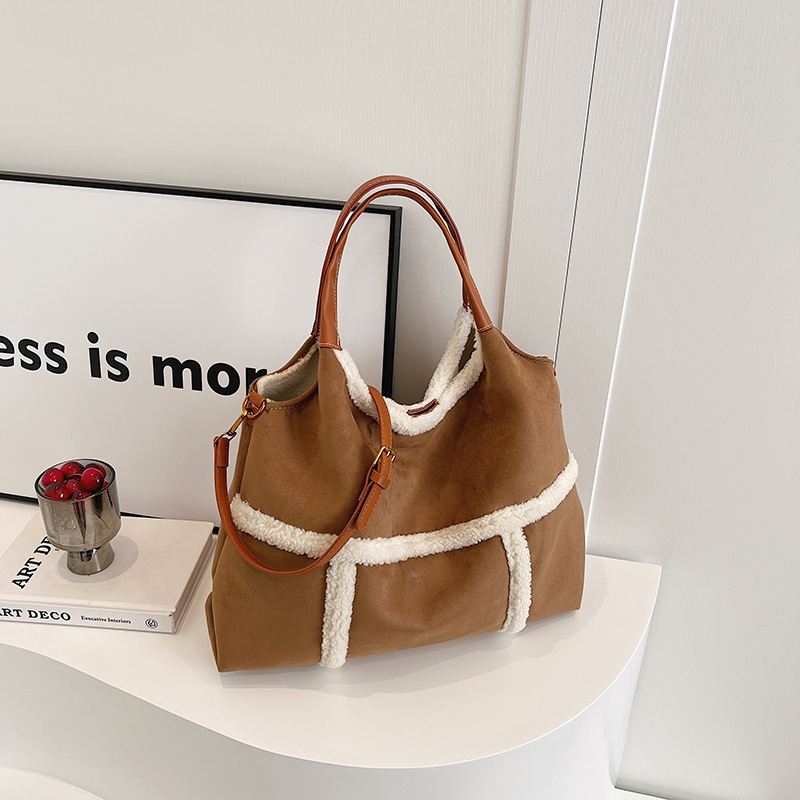 Ženska PU tote torba, jesensko-zimska, srednje veličine, velika kapaciteta, ramena ili crossbody