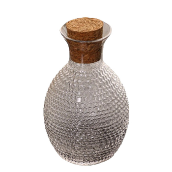 Set din sticlă rezistentă la căldură pentru încălzirea vinului, cu oală și pahare, 6 piese, stil National Tide Wind