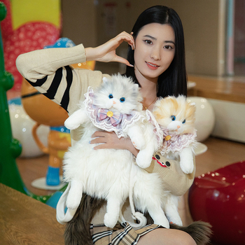 Rucsac din pluș cu design de pisicuță ragdoll, stil proaspăt și drăguț, închidere cu fermoar, buzunare interioare pentru telefon și documente