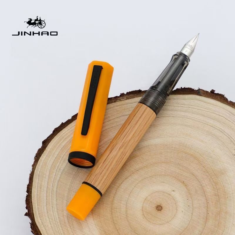Jinhao 58 fountain pen s tijelom od smole, nib od nehrđajućeg čelika, sustav tinte s vrećicom/apsorberom promjera 3.4, mogućnost tiskanja logotipa