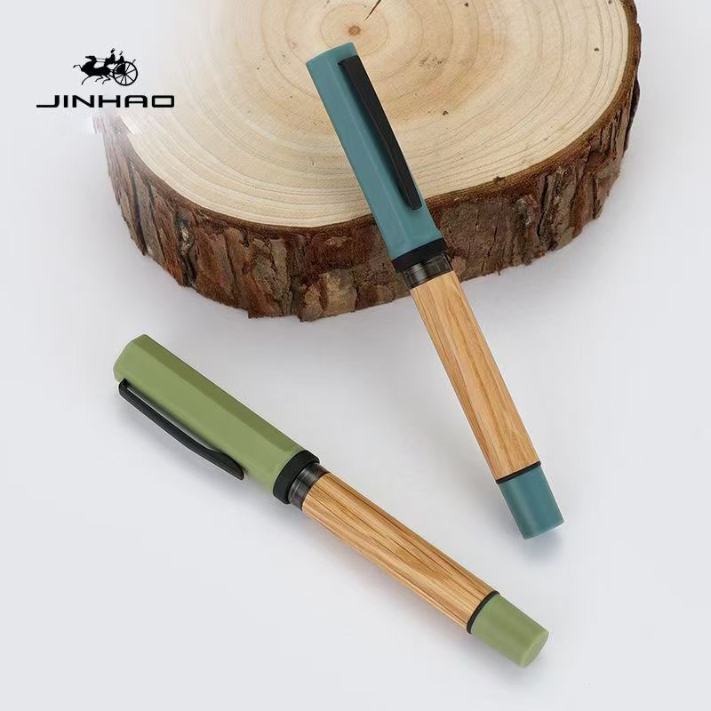 Jinhao 58 fountain pen s tijelom od smole, nib od nehrđajućeg čelika, sustav tinte s vrećicom/apsorberom promjera 3.4, mogućnost tiskanja logotipa