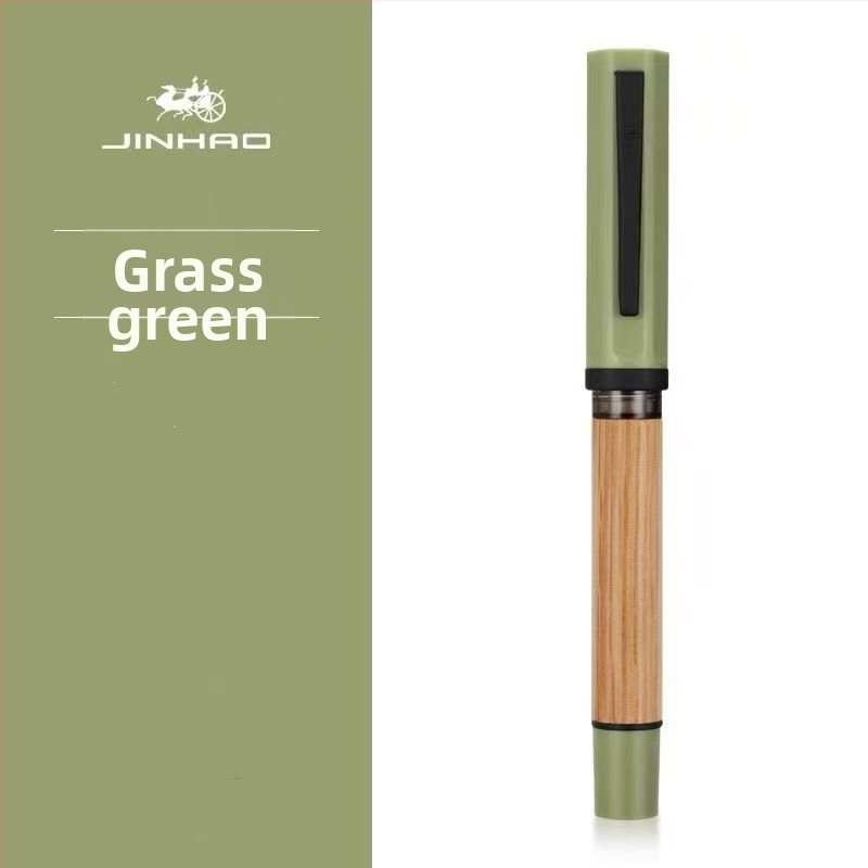 Jinhao 58 fountain pen s tijelom od smole, nib od nehrđajućeg čelika, sustav tinte s vrećicom/apsorberom promjera 3.4, mogućnost tiskanja logotipa