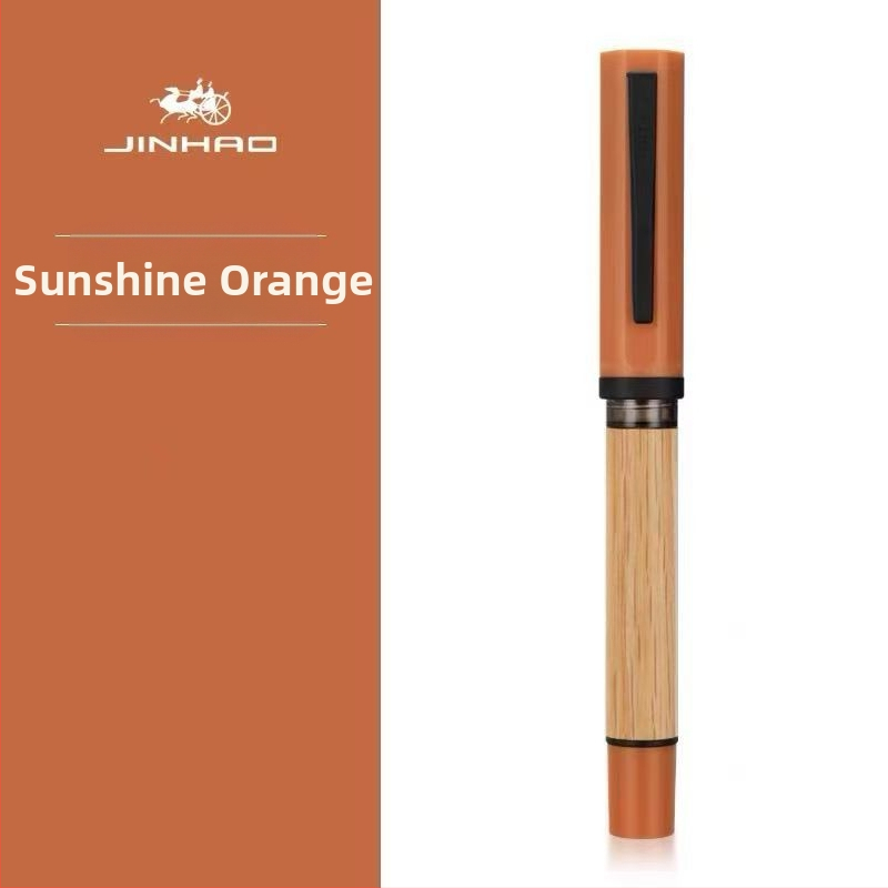 Jinhao 58 fountain pen s tijelom od smole, nib od nehrđajućeg čelika, sustav tinte s vrećicom/apsorberom promjera 3.4, mogućnost tiskanja logotipa