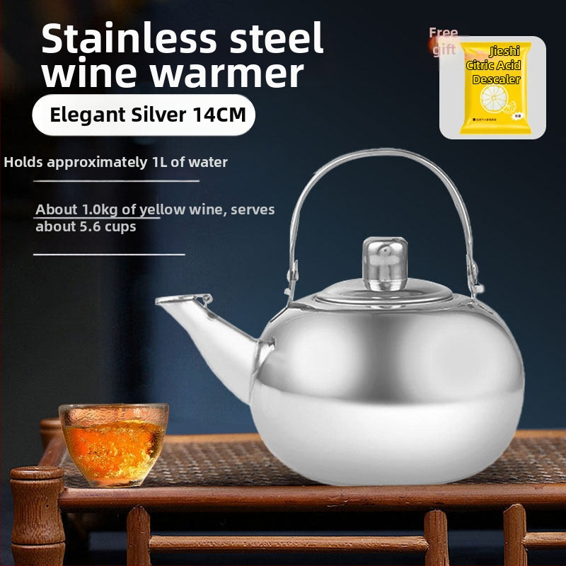 Ohrievací hrniec na víno – krištáľové sklo, moderný minimalistický štýl, model YJ980662373227
