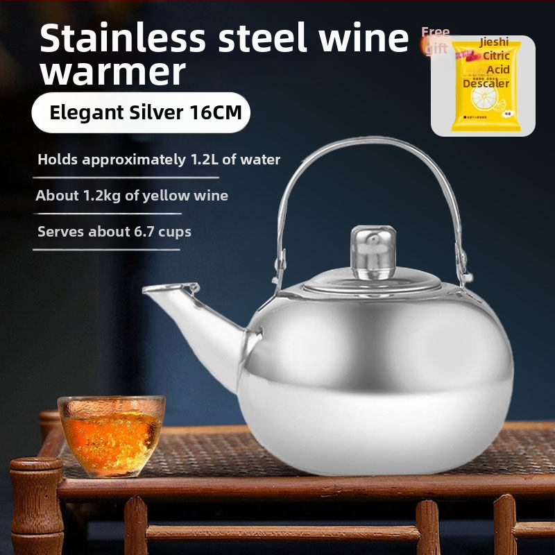 Ohrievací hrniec na víno – krištáľové sklo, moderný minimalistický štýl, model YJ980662373227