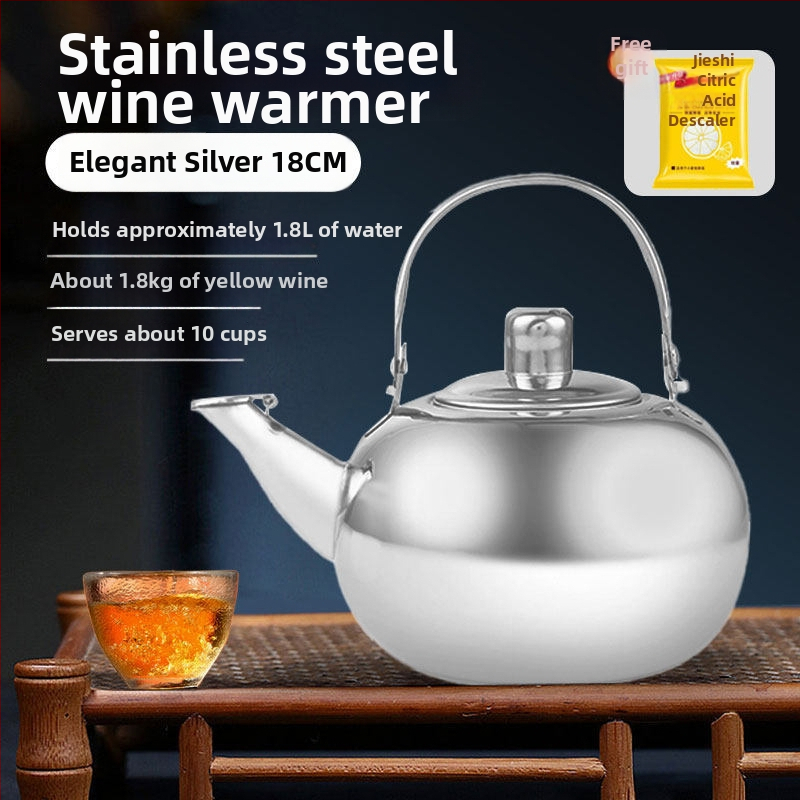 Ohrievací hrniec na víno – krištáľové sklo, moderný minimalistický štýl, model YJ980662373227